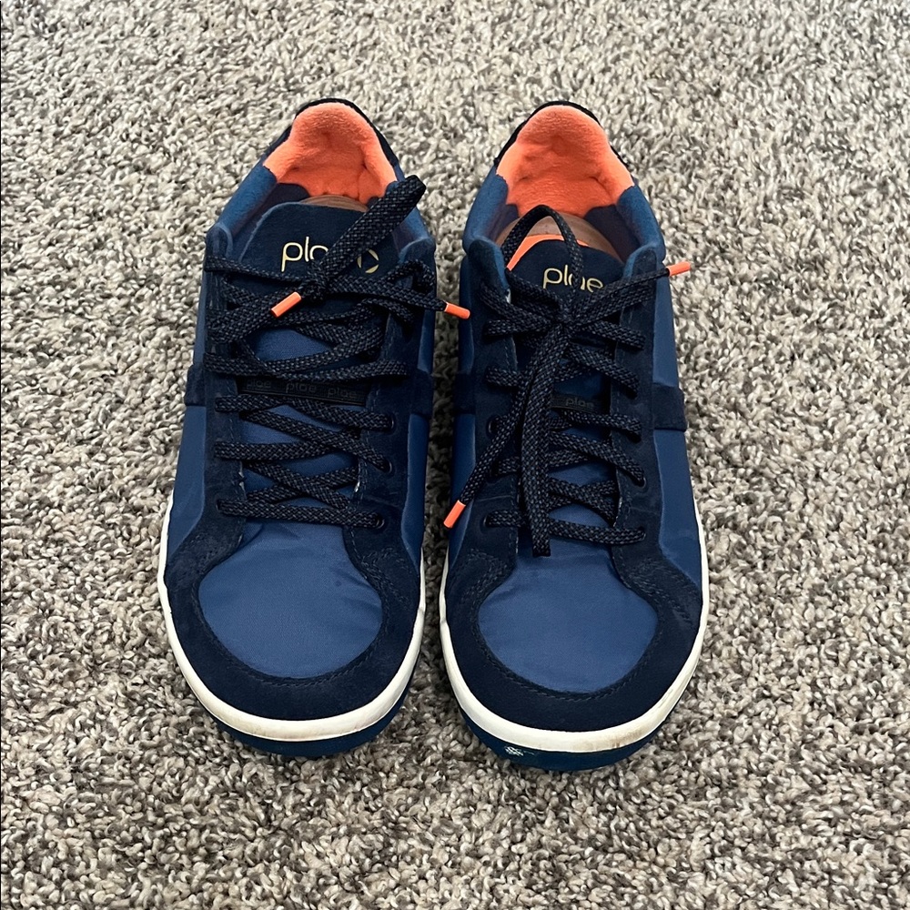 PLAE Prospect Blue and Orange Unisex Sneakers